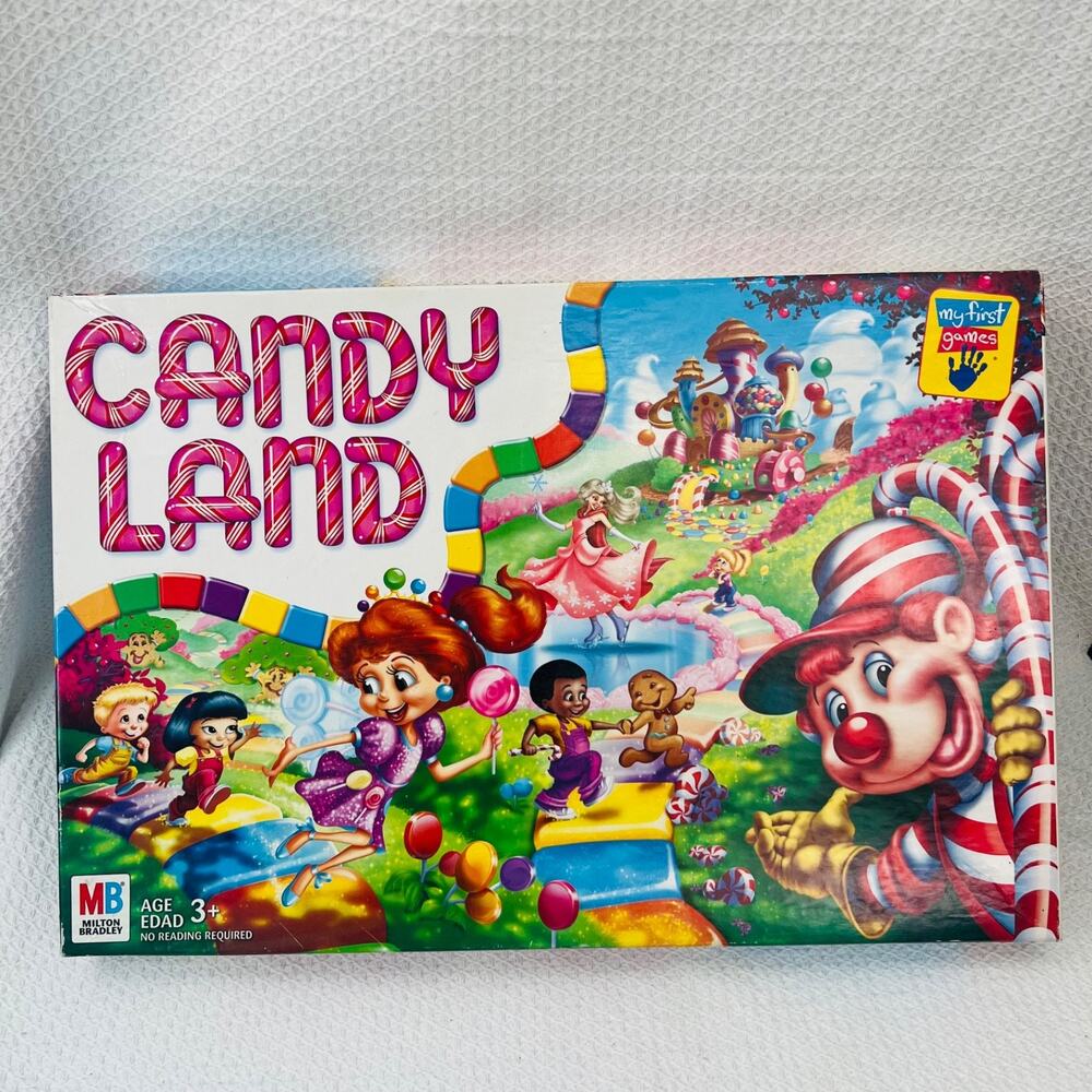 Candy Land 2004 Milton Bradley Board Game 04700 4 Pawns Vintage Hasbro